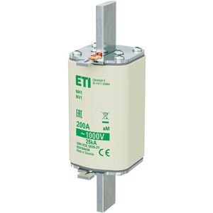 Zekering NH1/85 aM 200A/1000V 4184438