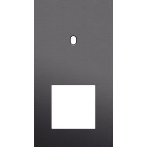 Afdekplaat 2-voud vertic. 71mm centerafst 224-57855