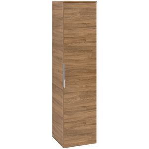 Hoge kast ARCHITECTURA 350x1400x346mm Oak Kansas B89601RH greep Volcano Black