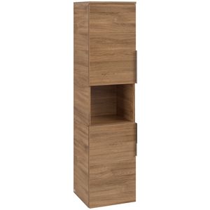 Hoge kast ARCHITECTURA 350x1400x346mm Oak Kansas B89700RH greep alu. glans
