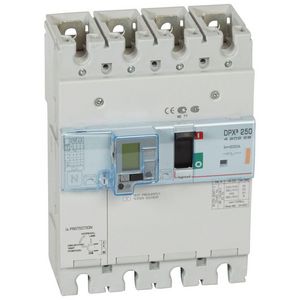 Vermogensschakelaar 250 Thermomagn. + RCD 200A 4P 25kA DPX3