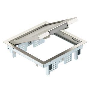 Inbouweenheid voor universele montage 223x223x70 rvs