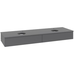 Wastafelonderkast Antao 1600x190x500mm Antr. Matt Lacquer K17050GK