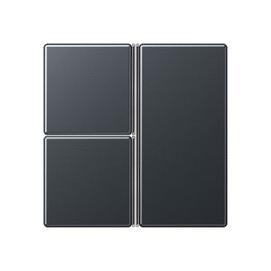 Tastafdekking A/AS 3-voudig compleet Antr mat KNX