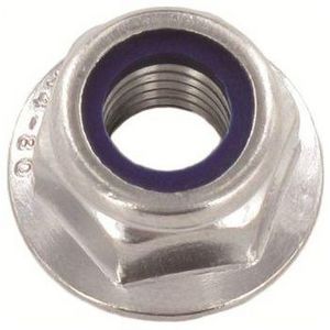 Flensmoer nylon geen vertanding DIN6926 M4 RVS VVE=500