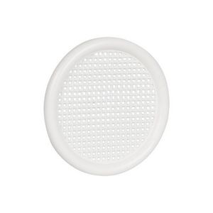 Ventilatierooster Ø56mm wit+kraag