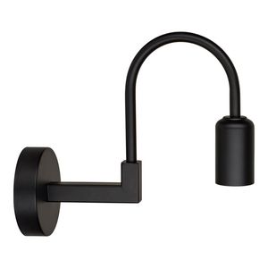 Wall Lamp Metal Arch E27 Black