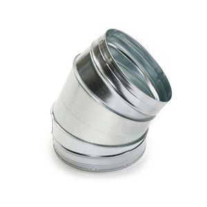 Segmentbocht 45° R=1xd 224 RB 45 zonder rubberafdichting