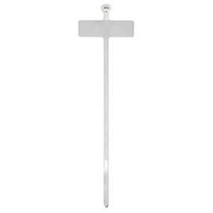 Kabelbinder TY-RAP tekst 1-voudig RVS lip 92x2,4mm Geel VVE=5000
