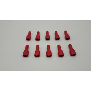 Kabelschoen female rood geisol. S102066