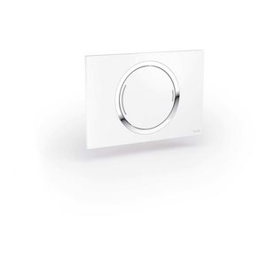 WC-Bedieningsplaat Zero 2-toets wit