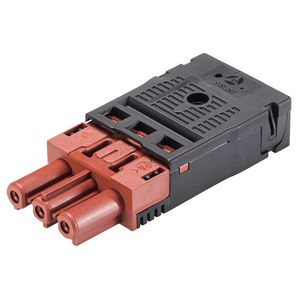 Kabelsteker GST18I3 female bruin veerklem VVE=50