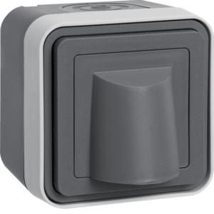 Kabeluitgang met behuizing berker W.1 grijs
