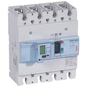 Vermogensschakelaar 250 ELE + PM 160A 4-polig 25kA DPX3