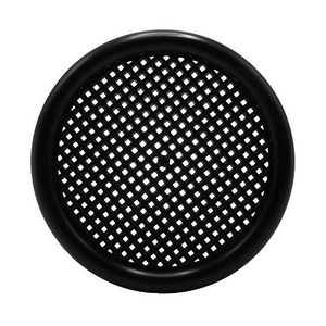 Ventilatierooster kunststof Ø56mm zwart