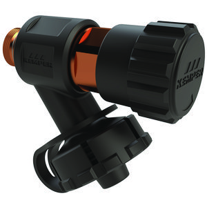 LF-aftapper van brons/kunststof DN8 tbv DN15-50