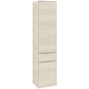 Hoge kast SUBWAY 3.0 400x1710x362mm White Oak C59100AA greep alu. glans