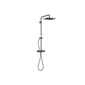 Showerpipe douchethermostaat z.handdouche FlowReduce Mat Zwa
