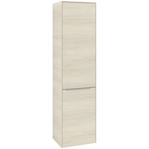 Hoge kast SUBWAY 3.0 450x1710x362mm White Oak C59200AA greep alu. glans