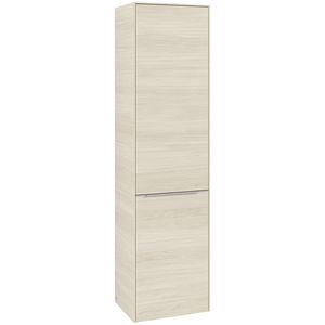 Hoge kast SUBWAY 3.0 450x1710x362mm White Oak C59300AA greep alu. glans