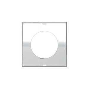 Rozet RVS Ø200, 330x330