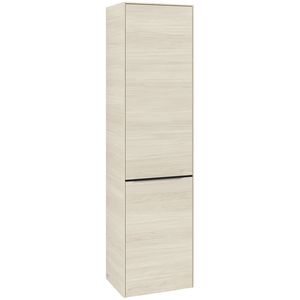 Hoge kast SUBWAY 3.0 450x1710x362mm White Oak C59301AA greep Volcano Black