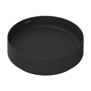 Wastafel Xuniva Evo S waskom 400/400 z. kraangat mat zwart