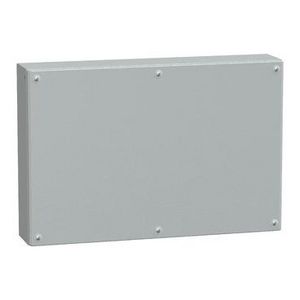 IndustriEle doos Volle deur 400x600x120mm IP66 IK10 Metaal -