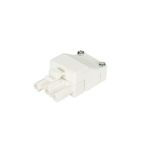 Stekerdeel met trekontlasting ST18/3S ZEV wit rdm VVE=100