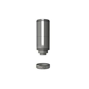 Pijp RVS Ø200/150/100, geisoleerd, 500mm