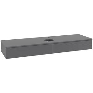 Wastafelonderkast Antao 1600x190x500mm Antr. Matt Lacquer L14150GK