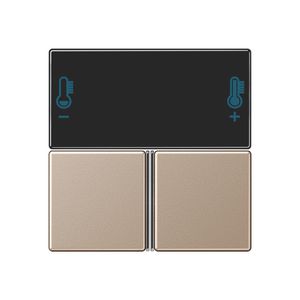 Compact tastafdekking A500 champagne KNX RCD