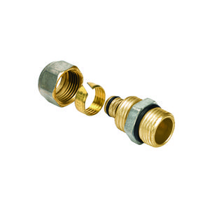 Puntstuk 1 klem 20x1/2"bu.dr. messing + O-ring VVE=120