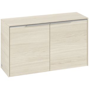 Sideboard SUBWAY 3.0 728x423x256mm White Oak C60000AA greep alu. glans