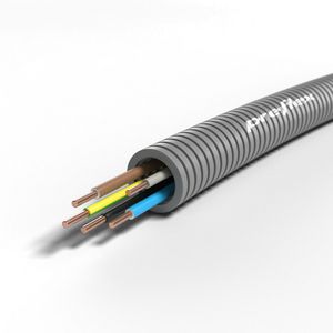 Rol a 100mtr. voorbedrade flexibele buis PREFLEX GY20 E VU 5GStd