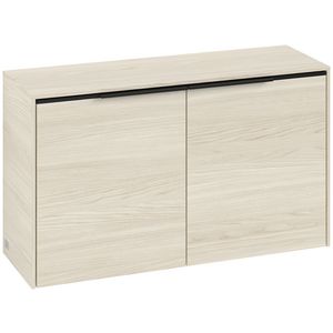 Sideboard SUBWAY 3.0 728x423x256mm White Oak C60001AA greep Volcano Black