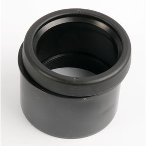 Wafix PP manchet excentrisch inzetverloopring 90x75mm spie/mof zwart