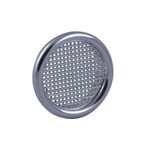 Ventilatierooster kunststof Ø56mm chroom