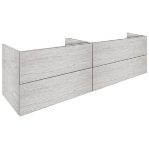 Onderkast (120x45cm) met 4 lades push-to-open - White