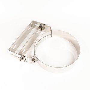 Wandbevestigingsbeugel RVS Ø200, instelbaar 130-180mm