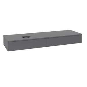 Wastafelonderkast Antao 1600x190x500mm Antr. Matt Lacquer L15010GK