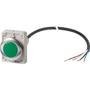 Signaallamp M30C Compact groen vlak 0no/0nc C30C-FL-G-24-P62