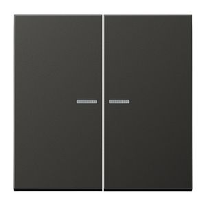 Stuurafdekking LS 2voudig antraciet HOME