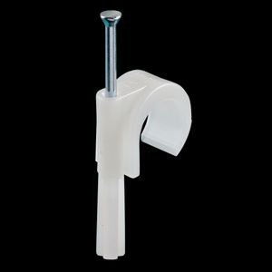 Spijkerbare plugclip hal.vrij 16/19mm boorgat 6mm VVE=200