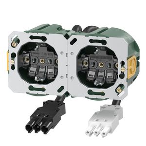 Wandcontactdoos DL dubbel vv Attema halogeenvrij en Wieland0