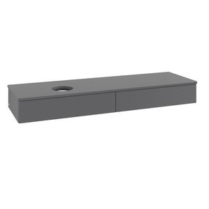 Wastafelonderkast Antao 1600x190x500mm Antr. Matt Lacquer L15110GK