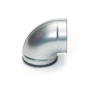 Bocht geperst GBHS9 90° (klein) 125mm B/H verb. KEN-LOK