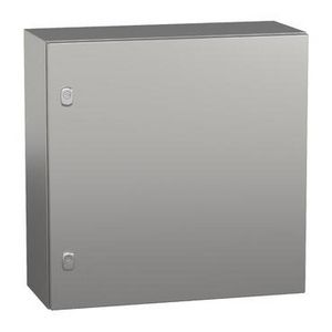 Kast Volle deur 600x600x250mm RVS 304L Scotch Br Spacial S3X