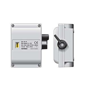 ACTIE Werkschakelaar SA316 3p 16A/500V M20 grijs IP54