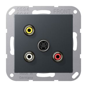 Afdekking A500 antrac. voor Audio/SVideo VVE=10